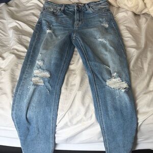 Hidden Women’s Light Blue Distressed Jeans